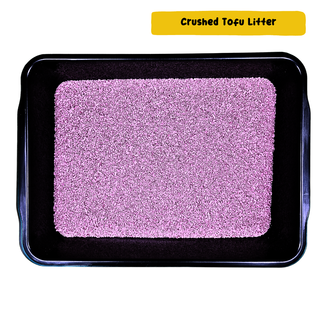 Crushed Pink Tofu Litter